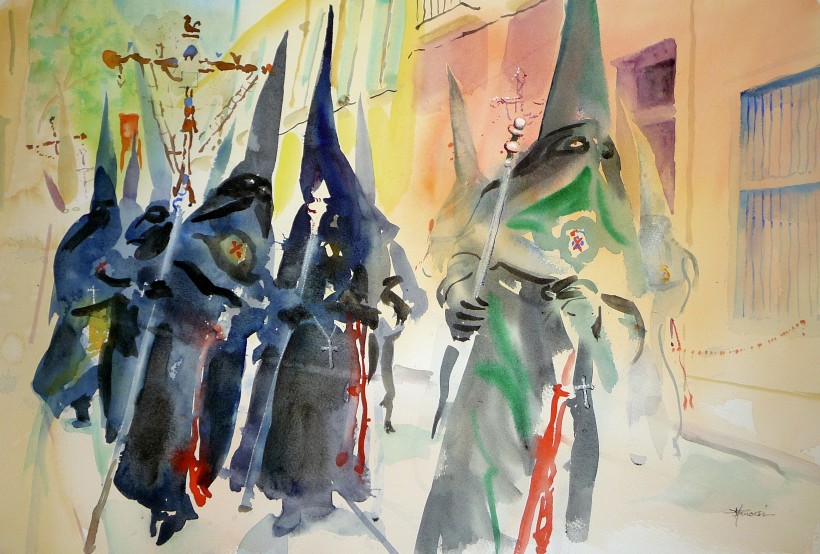 Aquarelle dans les P.O