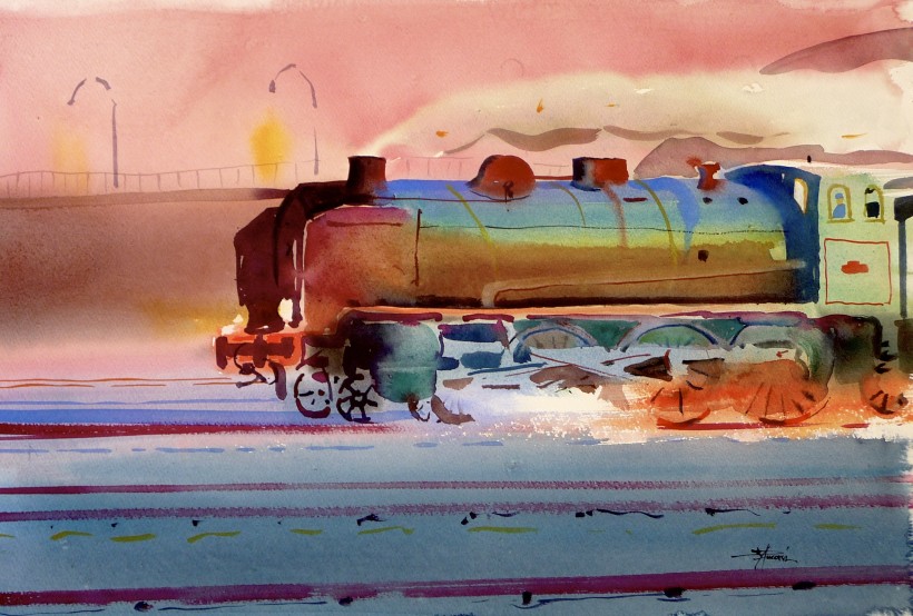 Aquarelle de souvenir