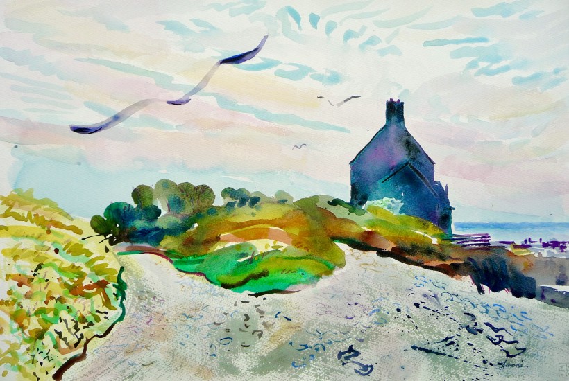 Aquarelle en Bretagne