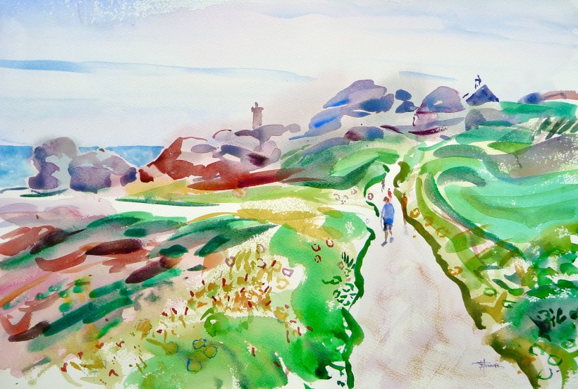 Aquarelle de Bretagne